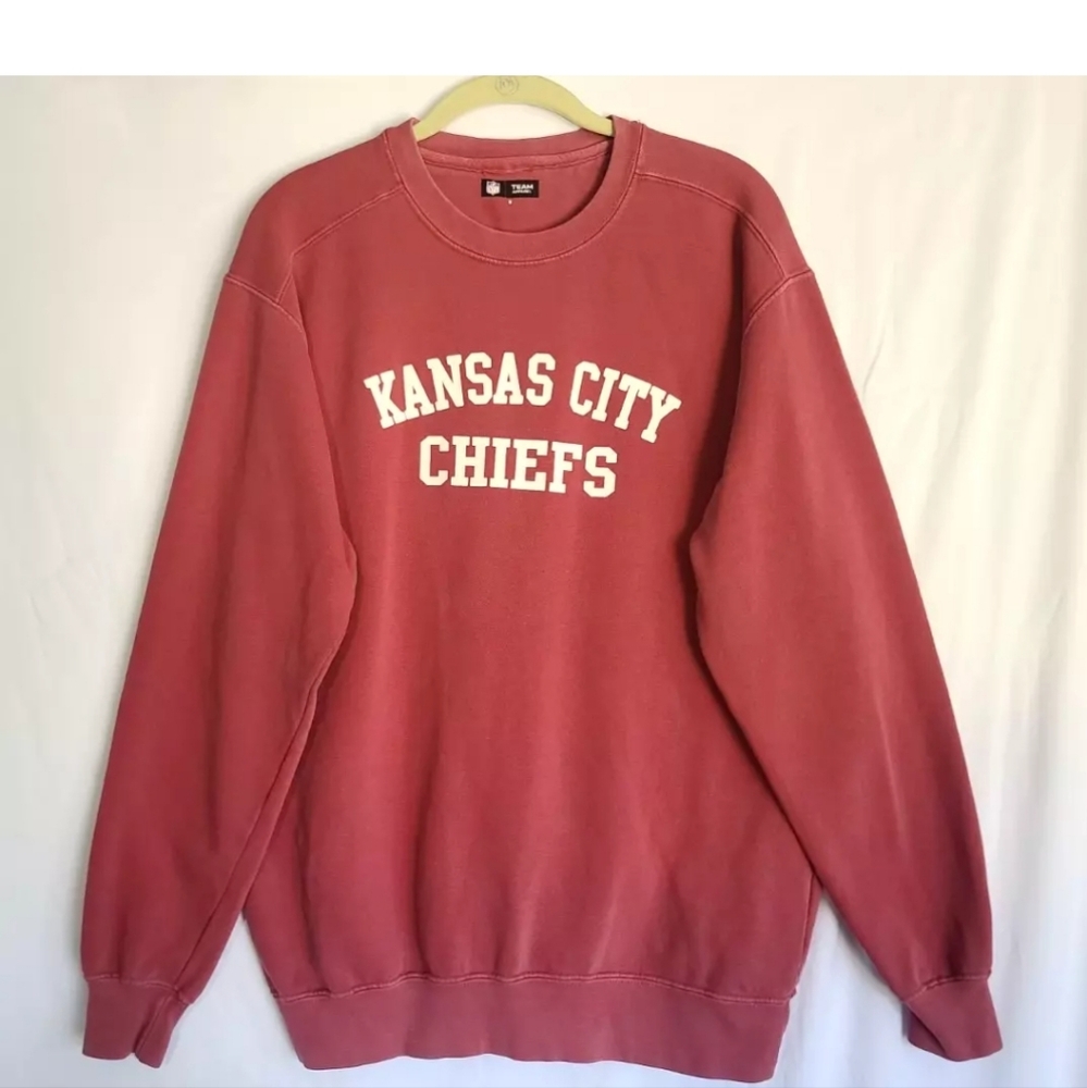 NFL Shop New Era Kansas City Chiefs Rust Pullover Sweatshirt Mens Medium - Picture 2 of 7